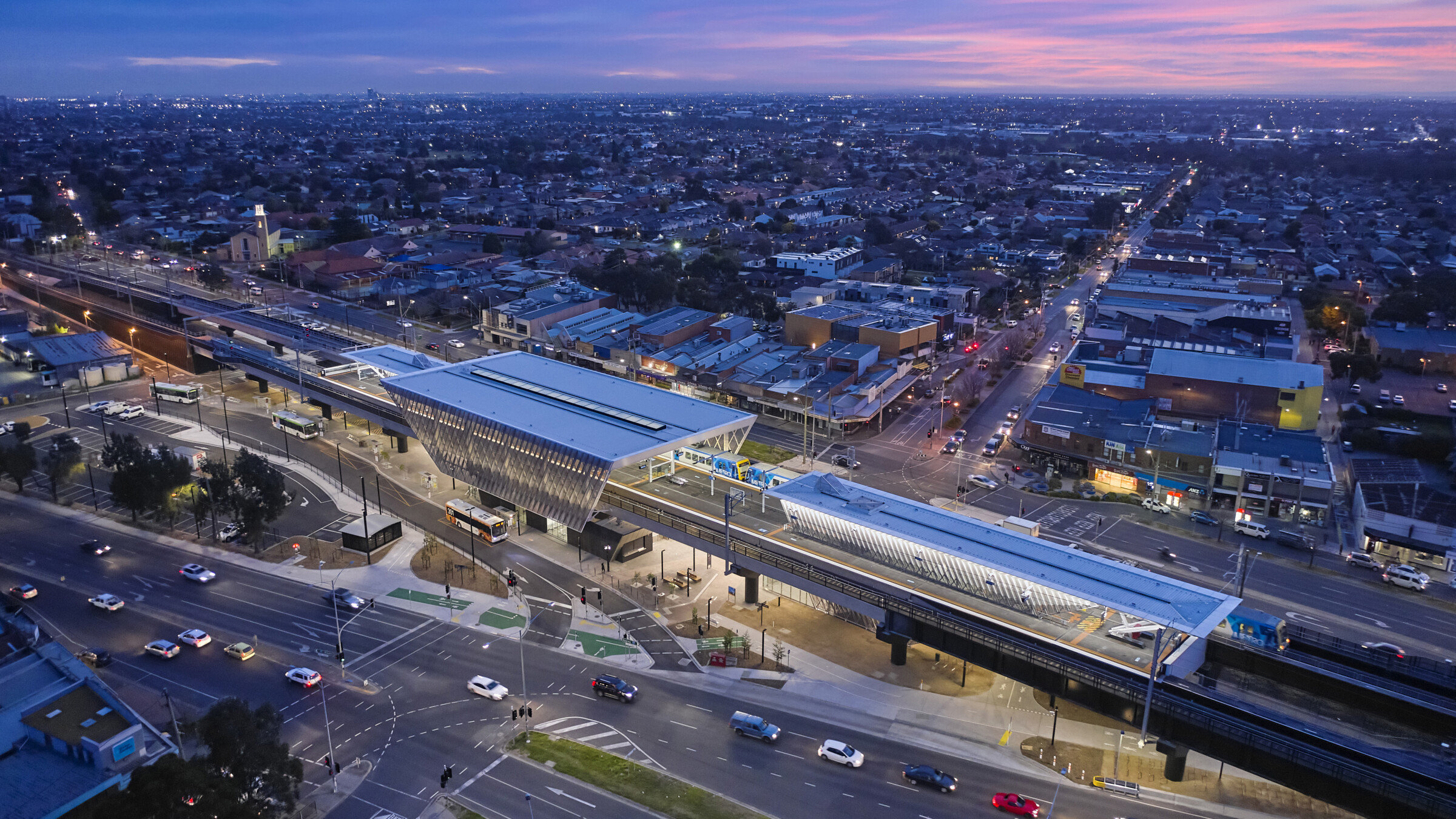 Reservoir station celebrated for sustainability at 2021 Australasian Rail Industry awards